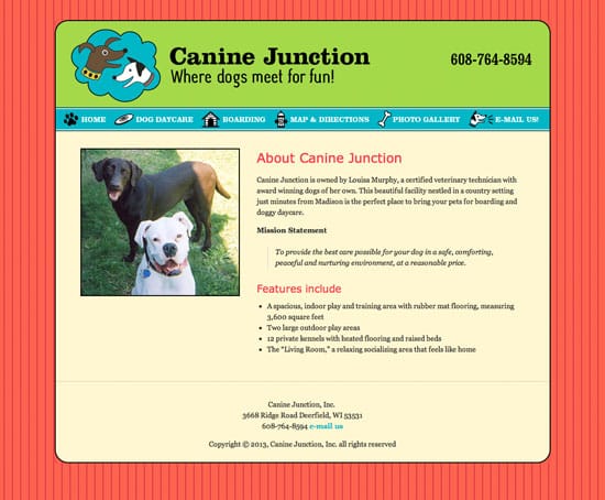 Canine Junction Home page
