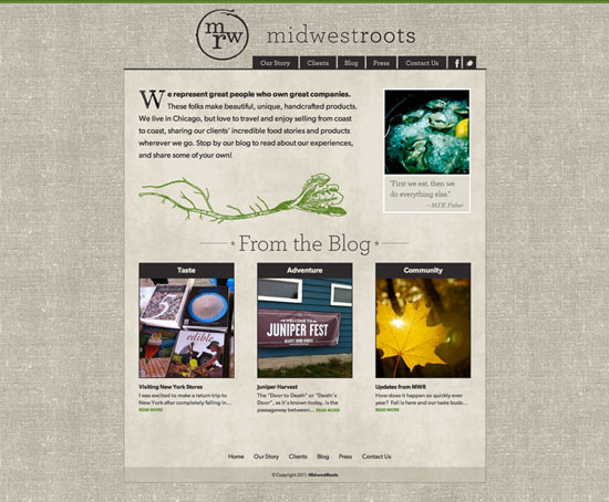 MidwestRoots home page
